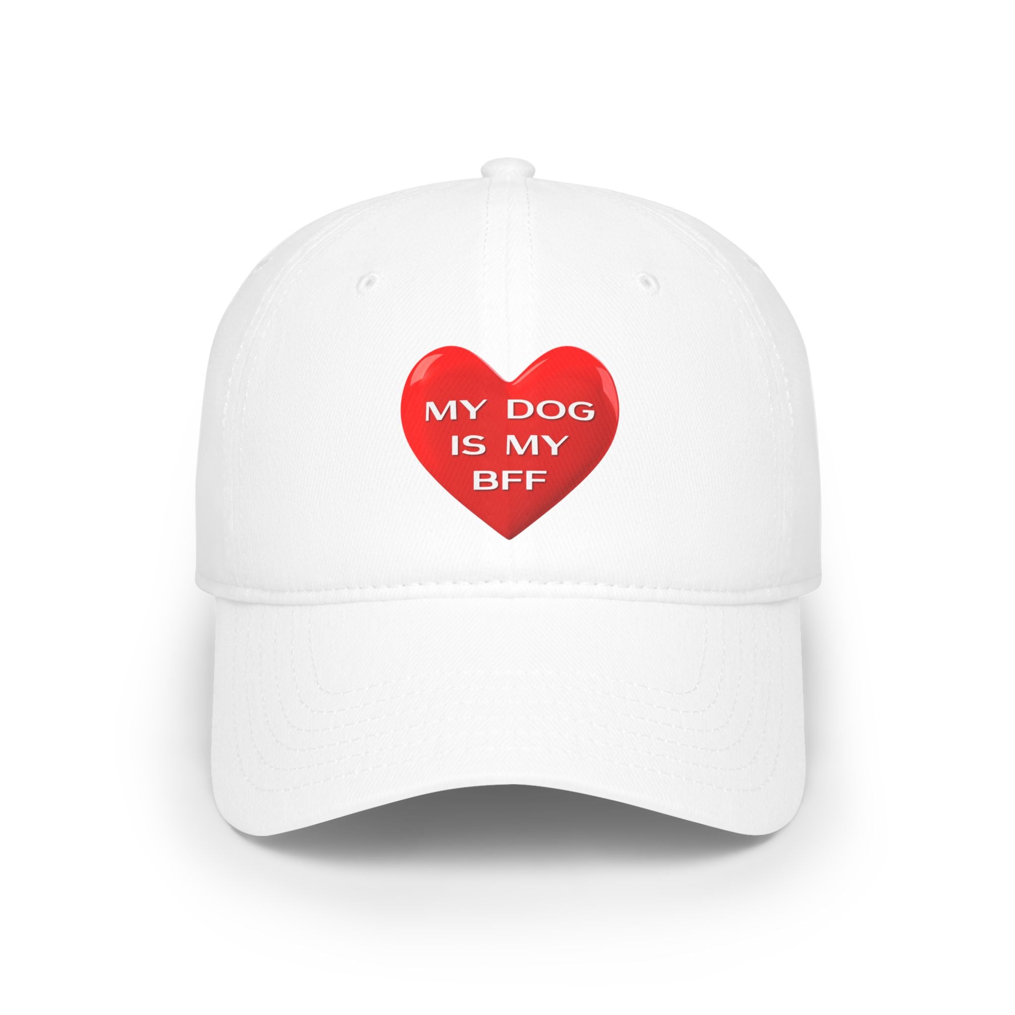 My Dog Is My BFF Baseball Hat |  Low Profile Cotton Dog Lover Hat