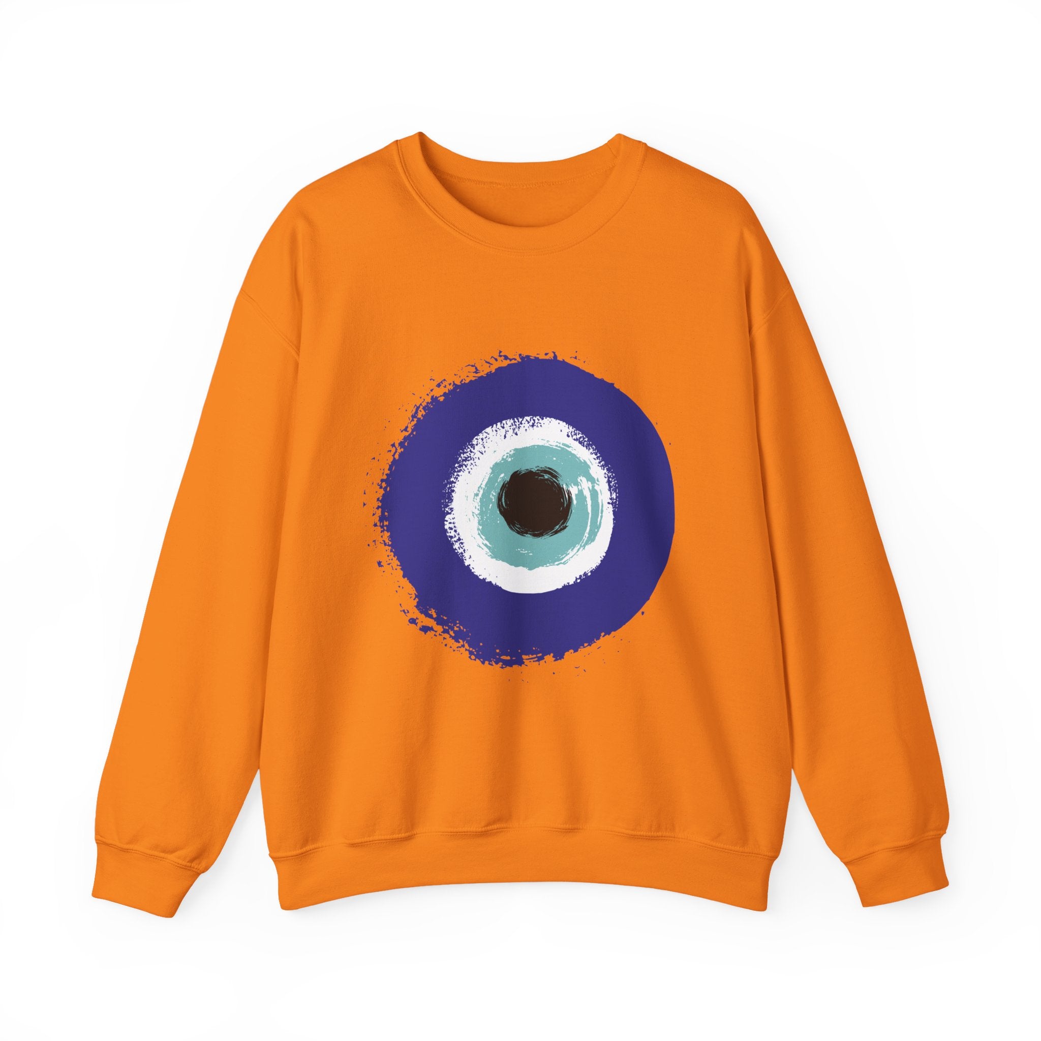 Evil Eye Sweatshirt | Protection Symbol Crewneck | Unisex Spiritual Graphic Sweatshirt