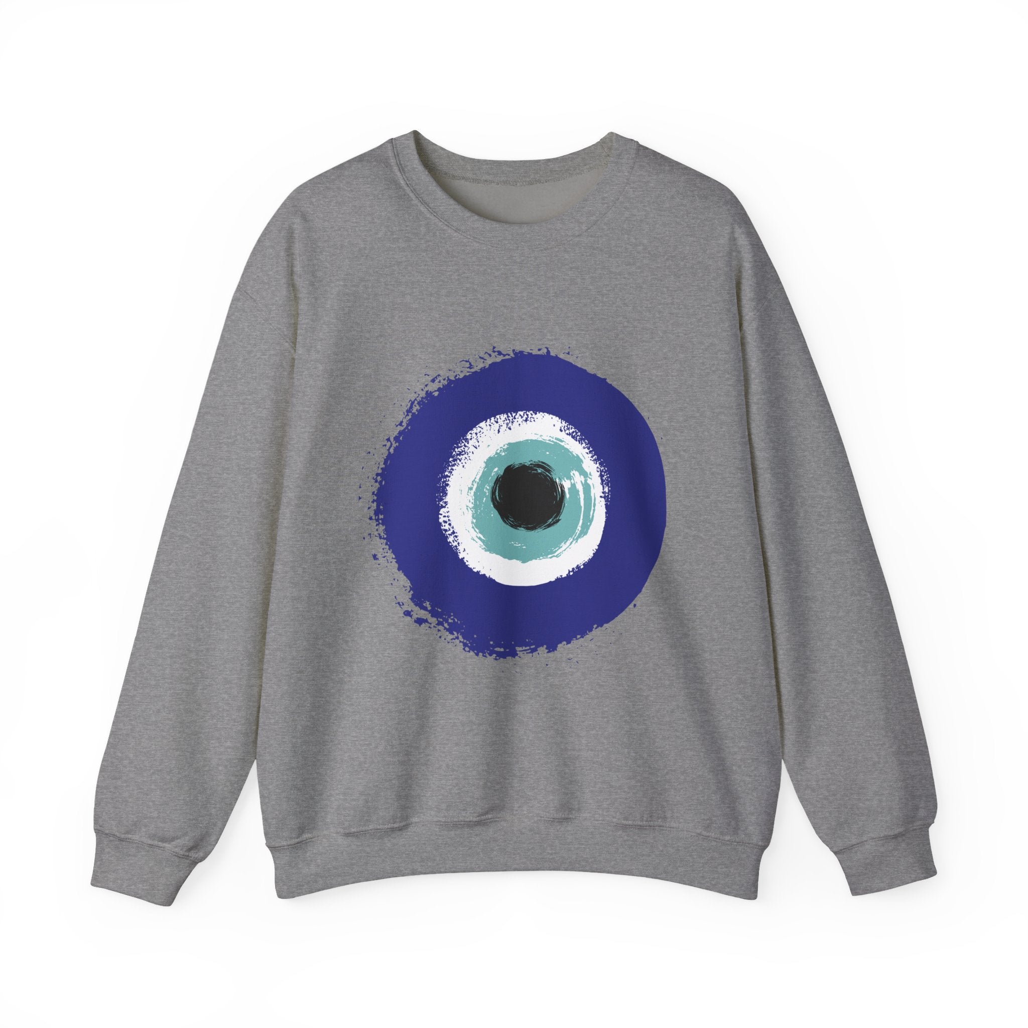 Evil Eye Sweatshirt | Protection Symbol Crewneck | Unisex Spiritual Graphic Sweatshirt