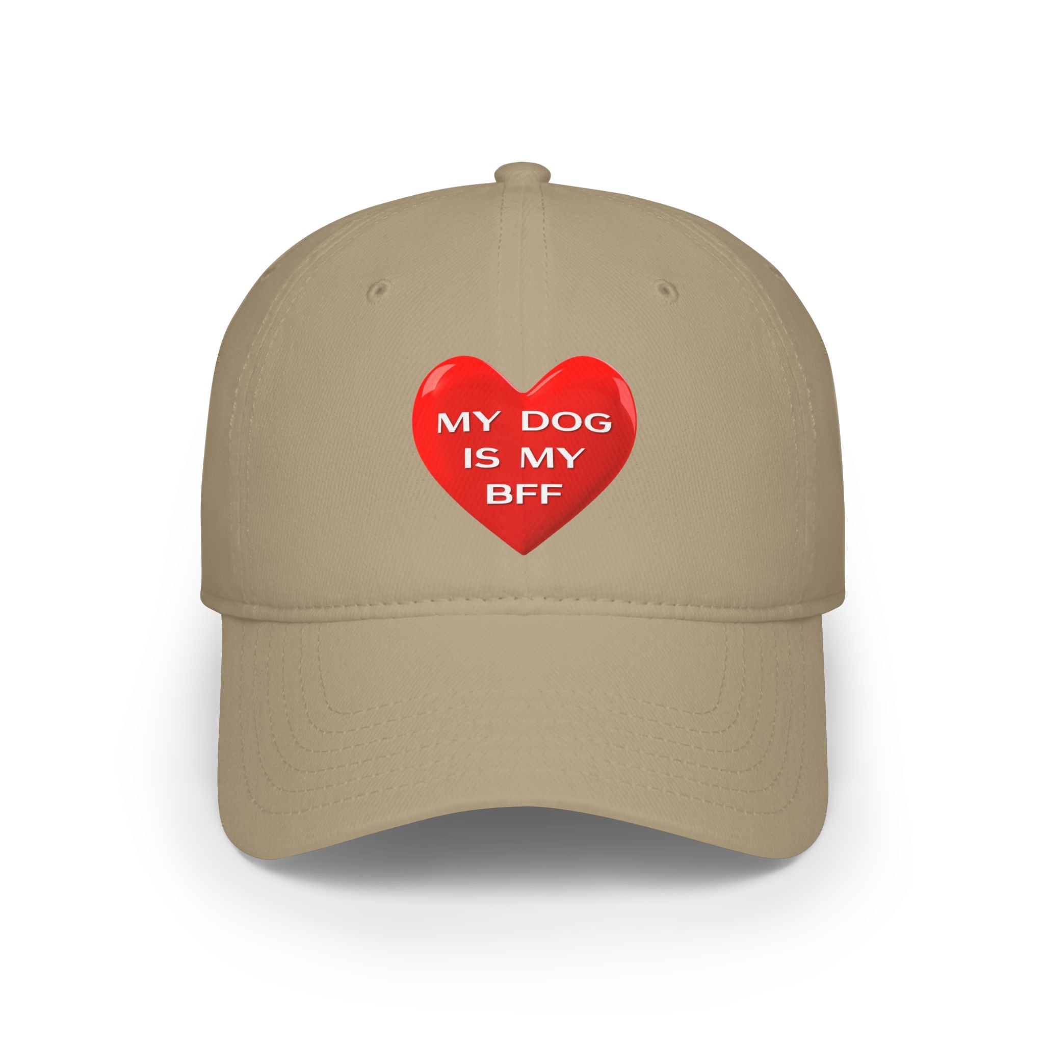 My Dog Is My BFF Baseball Hat |  Low Profile Cotton Dog Lover Hat