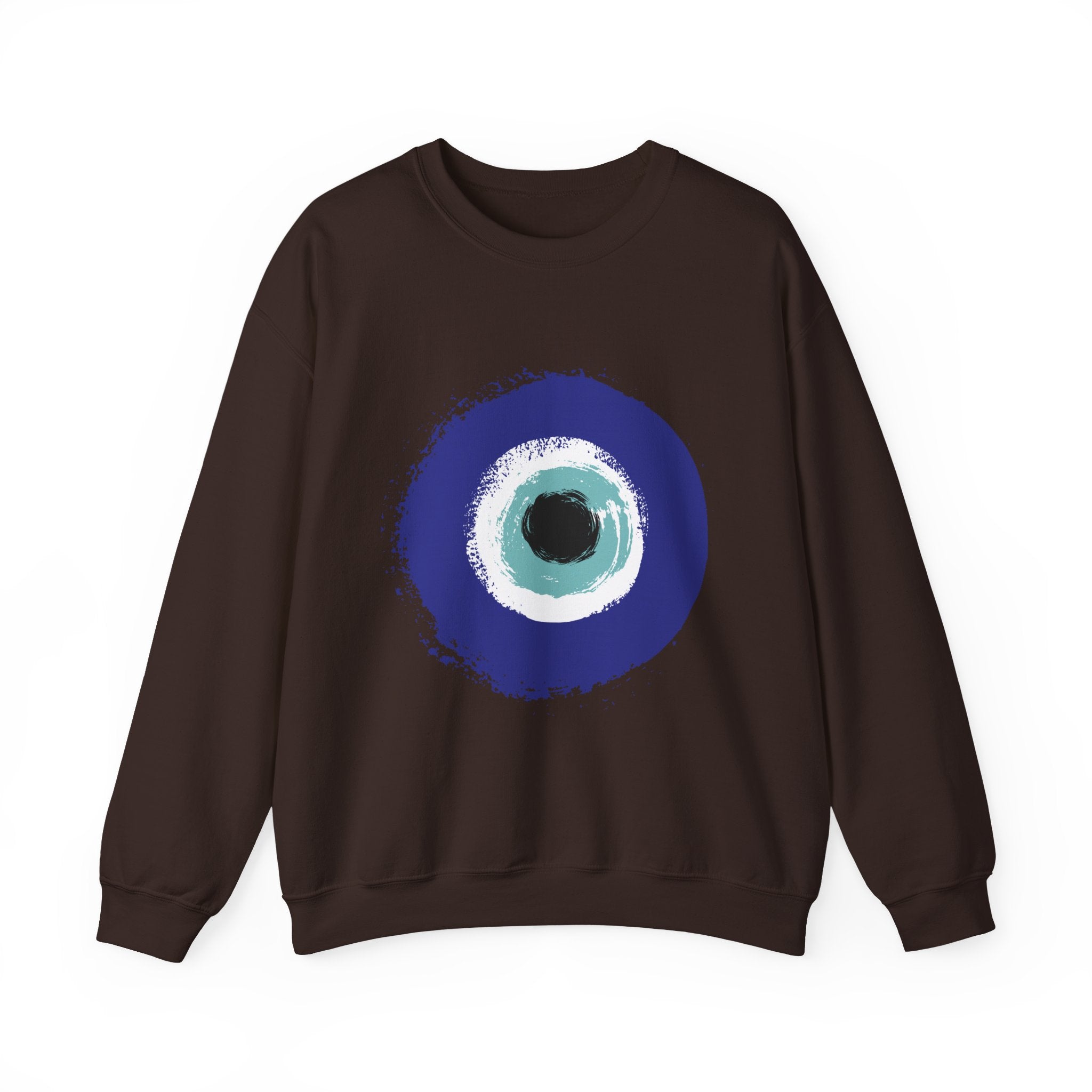 Evil Eye Sweatshirt | Protection Symbol Crewneck | Unisex Spiritual Graphic Sweatshirt
