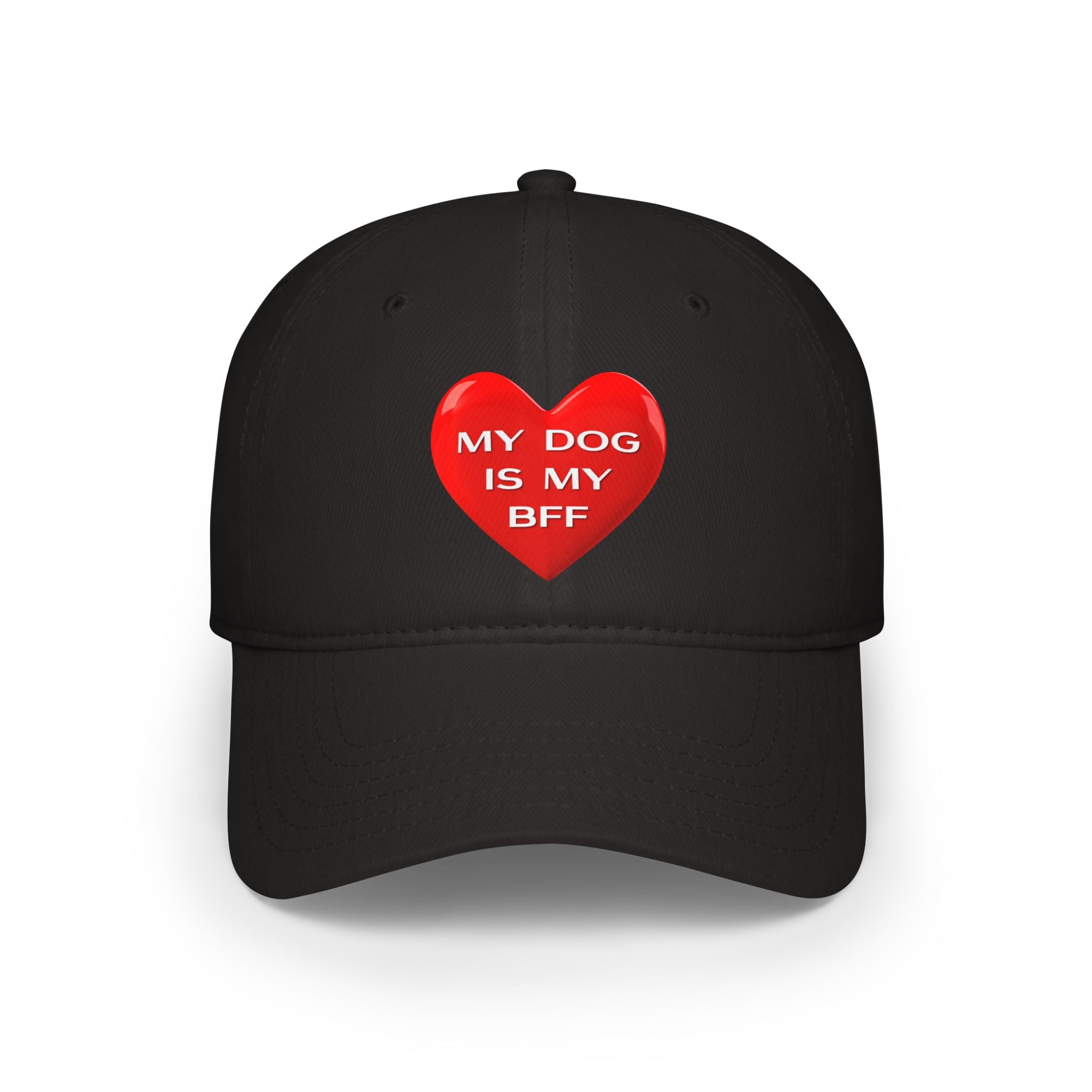 My Dog Is My BFF Baseball Hat |  Low Profile Cotton Dog Lover Hat
