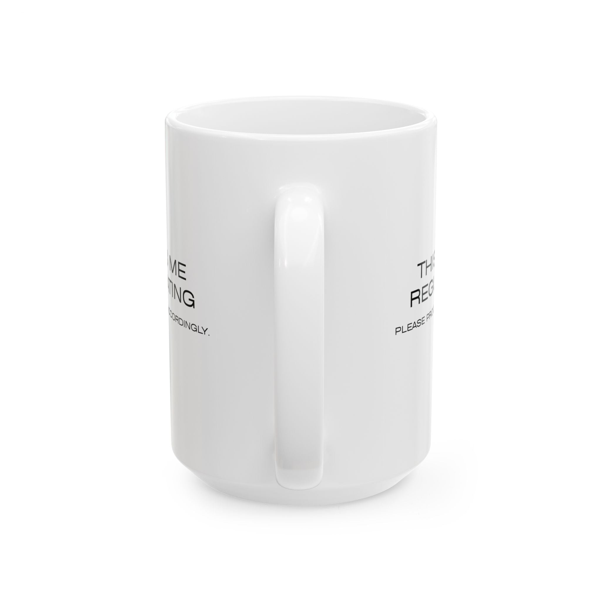 This Is Me Regulating Coffee Mug — Funny Minimalist Sarcastic Coffee Cup (11oz/15oz)