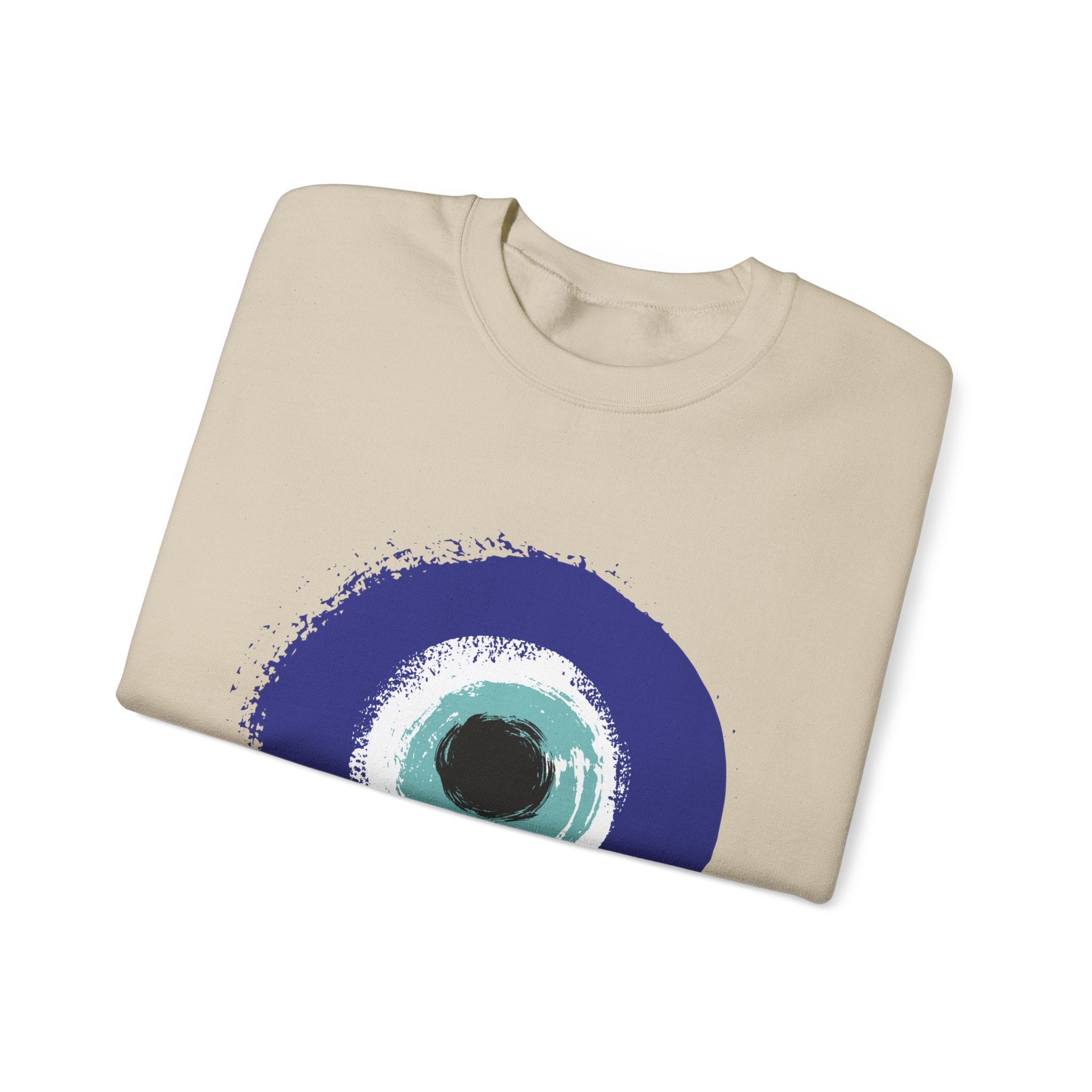 Evil Eye Sweatshirt | Protection Symbol Crewneck | Unisex Spiritual Graphic Sweatshirt