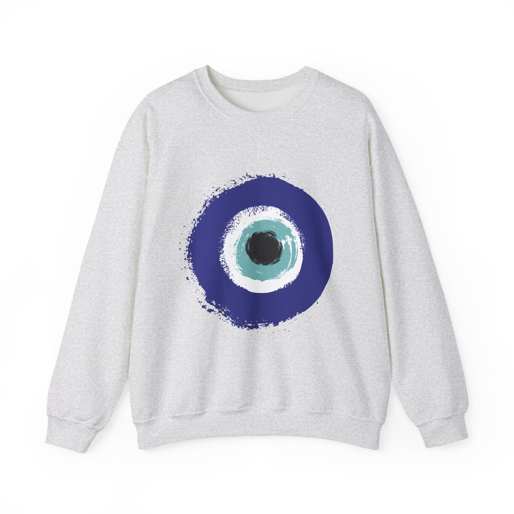 Evil Eye Sweatshirt | Protection Symbol Crewneck | Unisex Spiritual Graphic Sweatshirt