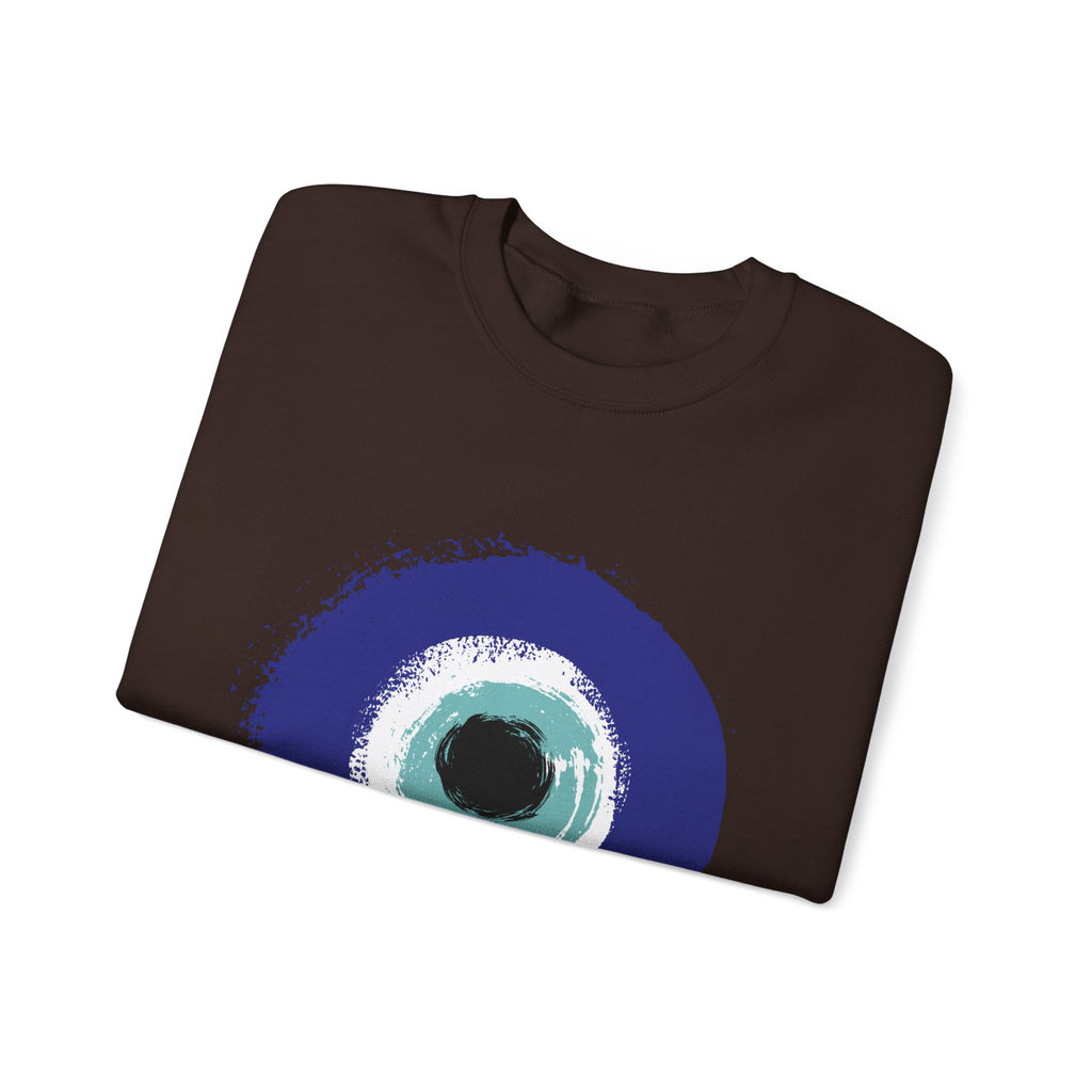 Evil Eye Sweatshirt | Protection Symbol Crewneck | Unisex Spiritual Graphic Sweatshirt