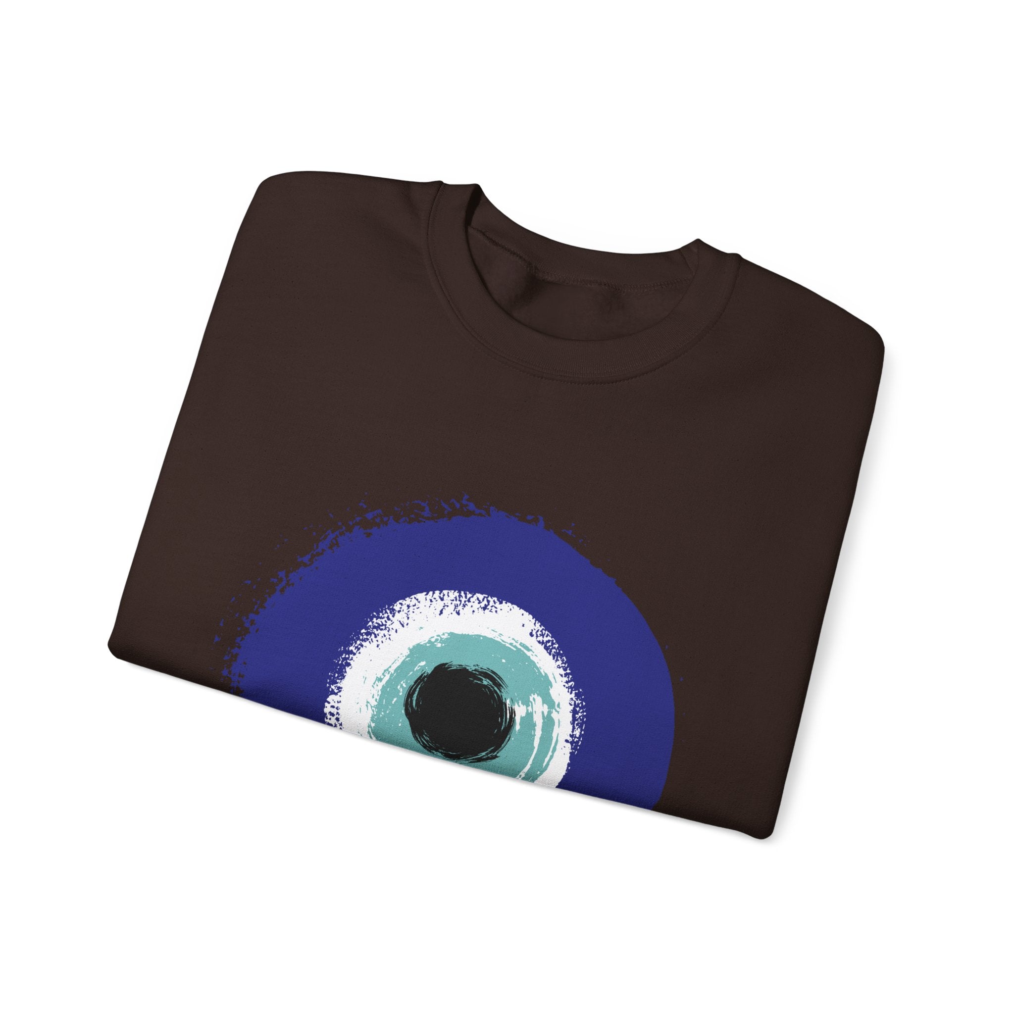 Evil Eye Sweatshirt | Protection Symbol Crewneck | Unisex Spiritual Graphic Sweatshirt