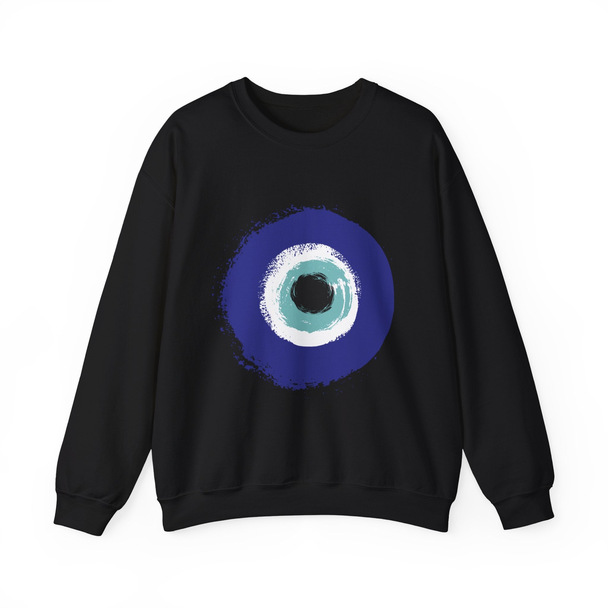 Evil Eye Sweatshirt | Protection Symbol Crewneck | Unisex Spiritual Graphic Sweatshirt