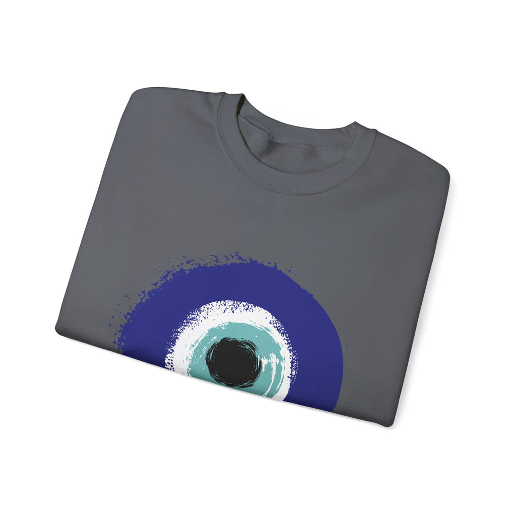 Evil Eye Sweatshirt | Protection Symbol Crewneck | Unisex Spiritual Graphic Sweatshirt