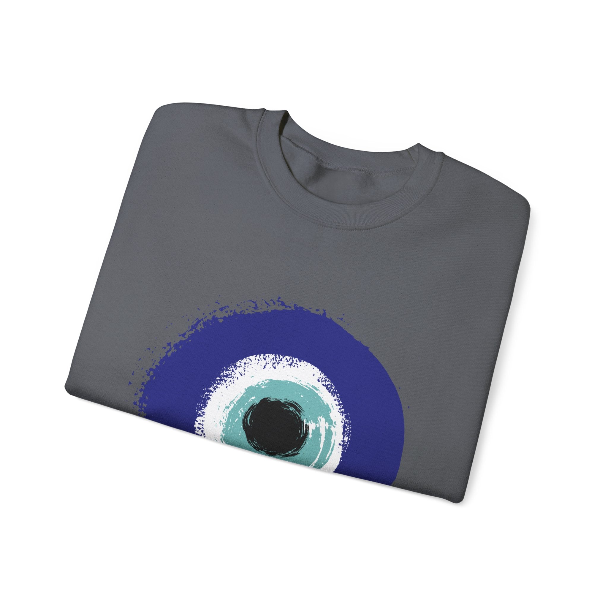 Evil Eye Sweatshirt | Protection Symbol Crewneck | Unisex Spiritual Graphic Sweatshirt