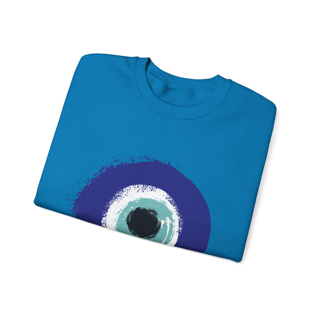 Evil Eye Sweatshirt | Protection Symbol Crewneck | Unisex Spiritual Graphic Sweatshirt
