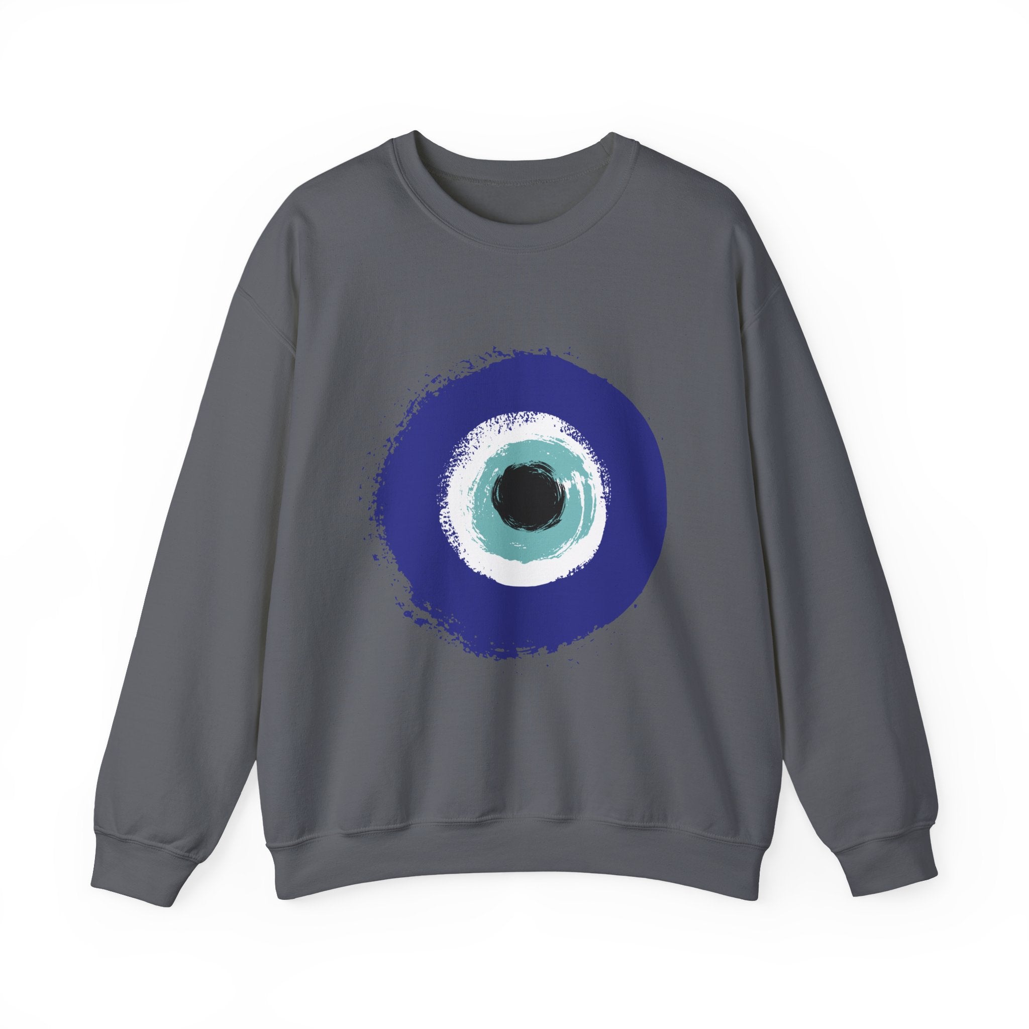 Evil Eye Sweatshirt | Protection Symbol Crewneck | Unisex Spiritual Graphic Sweatshirt