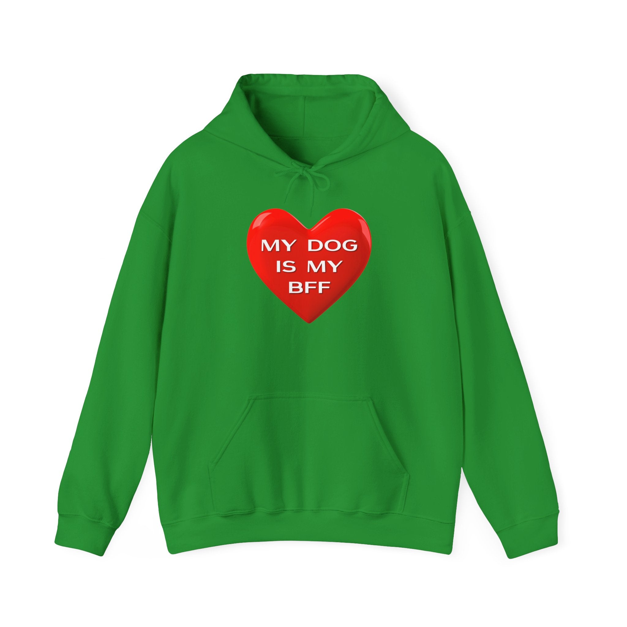 My Dog Is My BFF Hoodie Sweatshirt | Dog Lover Graphic Tee, Casual Pet Apparel - 14 Colors.