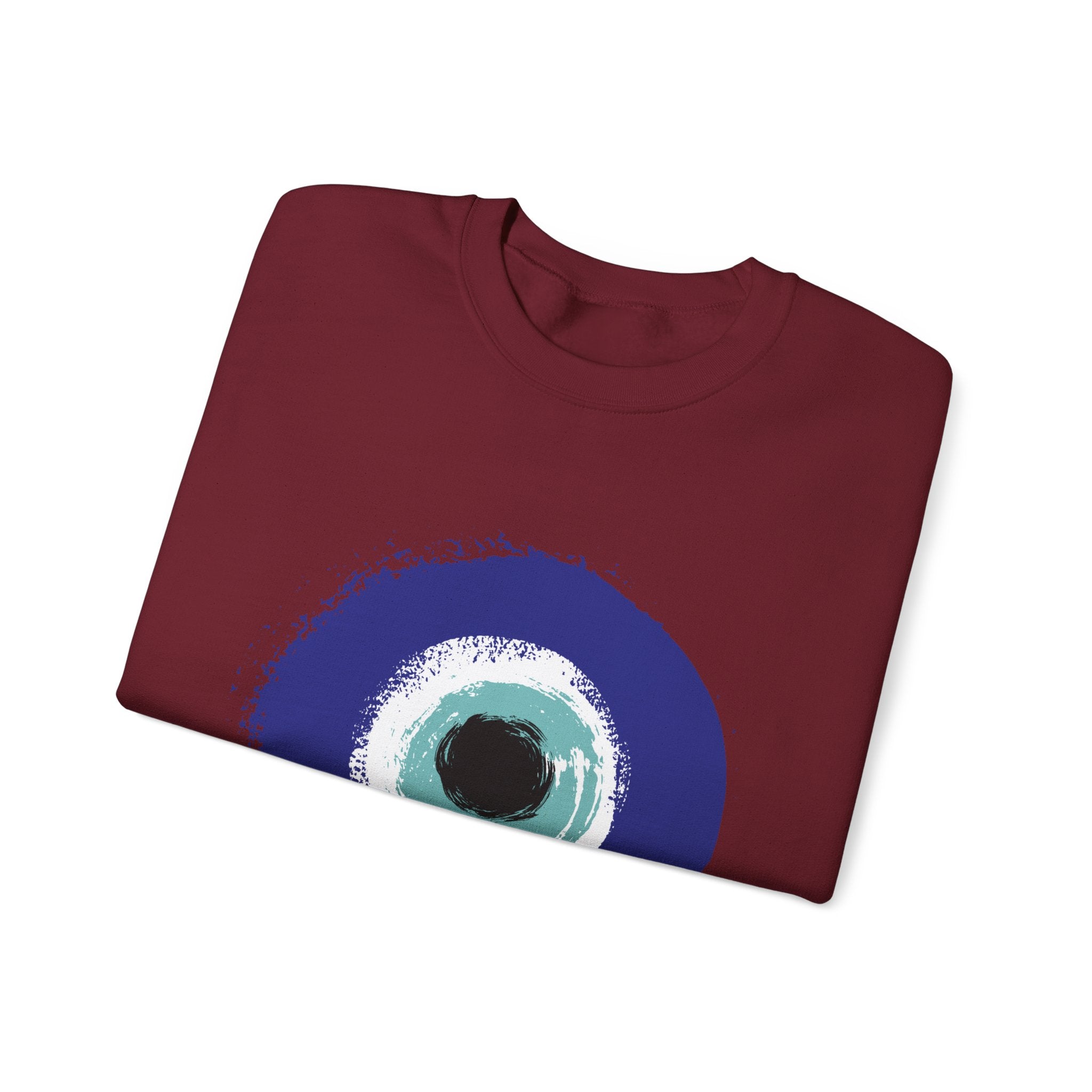 Evil Eye Sweatshirt | Protection Symbol Crewneck | Unisex Spiritual Graphic Sweatshirt