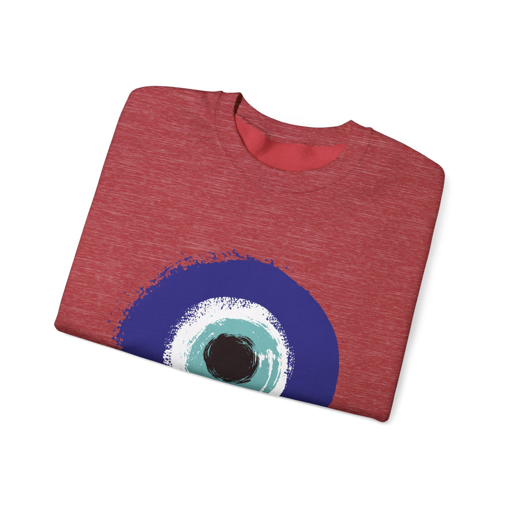 Evil Eye Sweatshirt | Protection Symbol Crewneck | Unisex Spiritual Graphic Sweatshirt