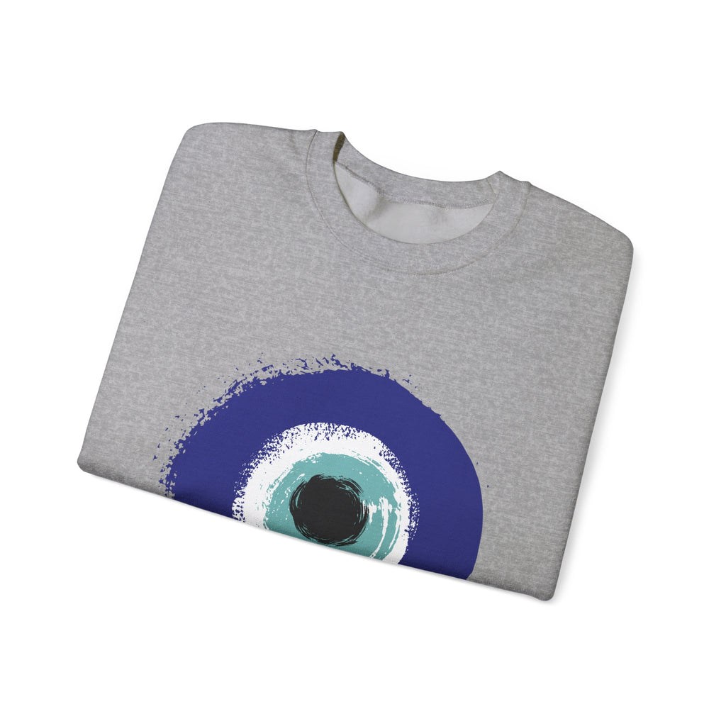 Evil Eye Sweatshirt | Protection Symbol Crewneck | Unisex Spiritual Graphic Sweatshirt