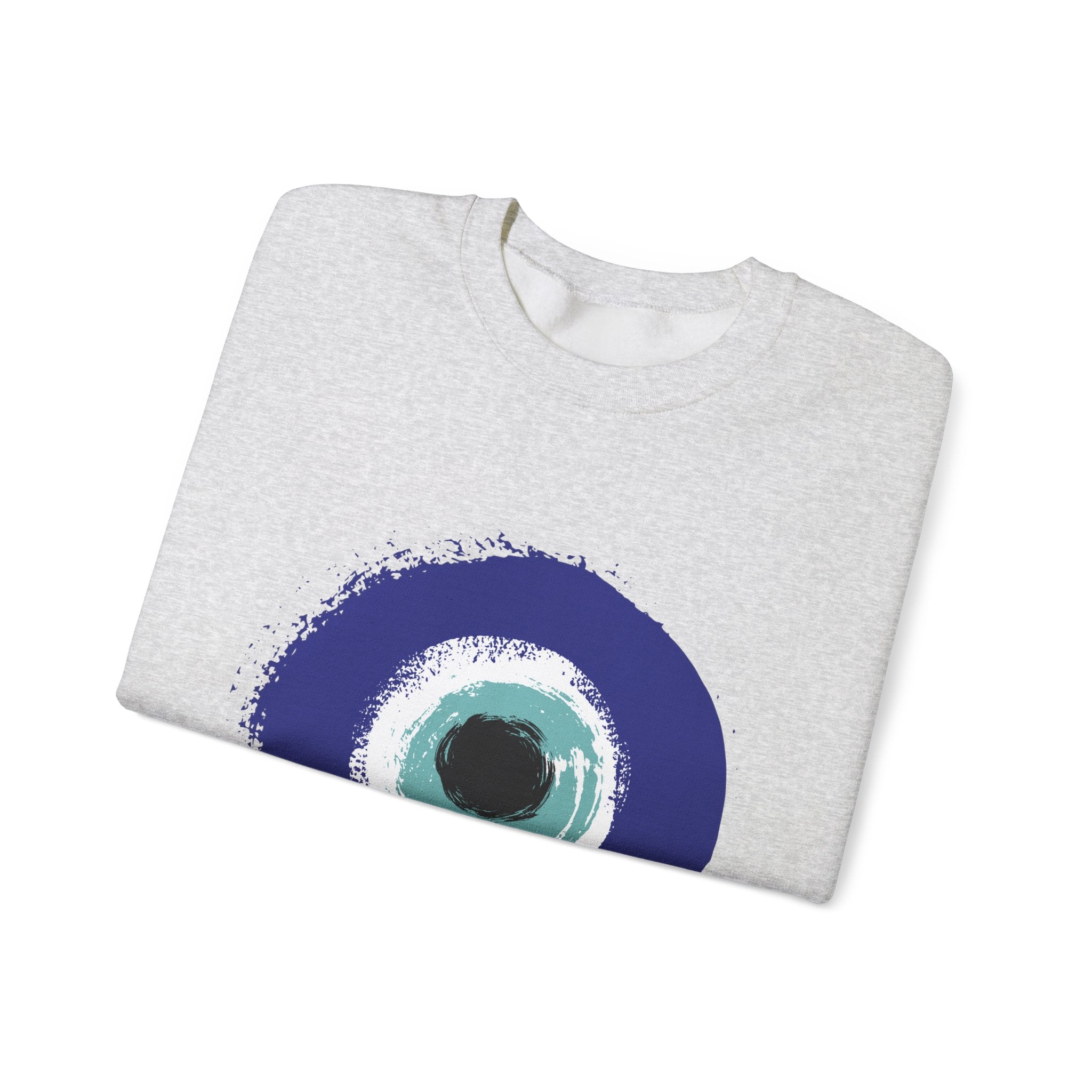 Evil Eye Sweatshirt | Protection Symbol Crewneck | Unisex Spiritual Graphic Sweatshirt