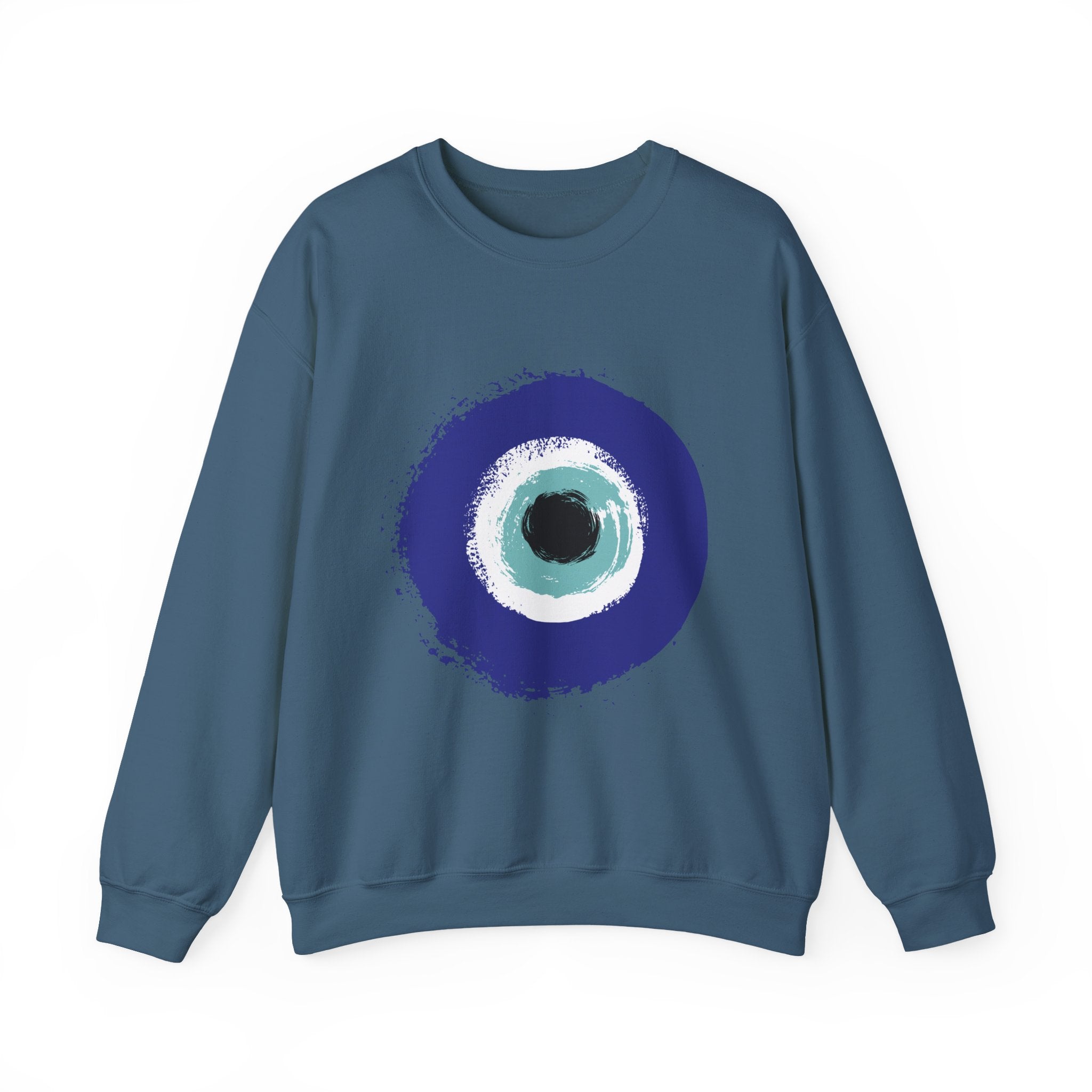 Evil Eye Sweatshirt | Protection Symbol Crewneck | Unisex Spiritual Graphic Sweatshirt