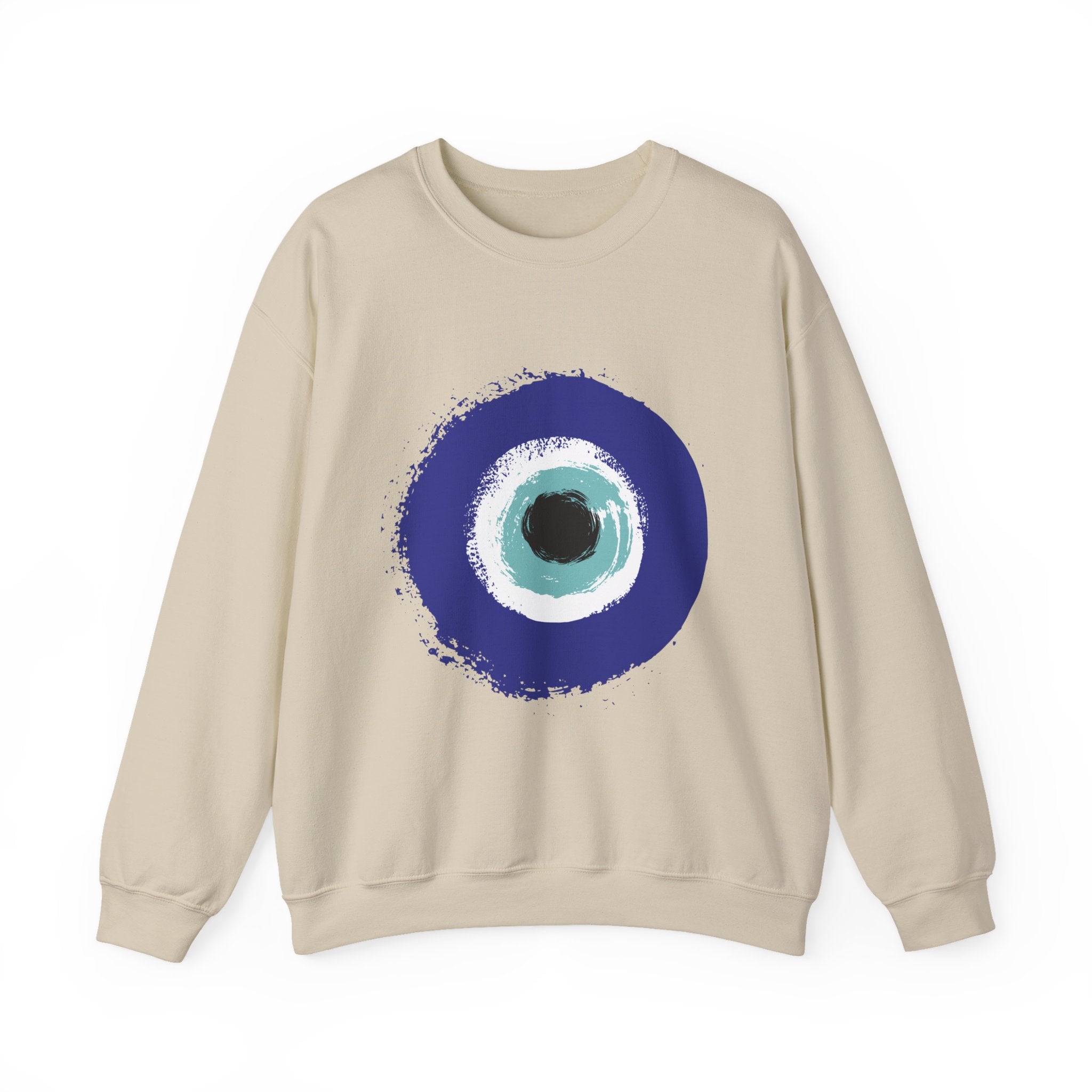 Evil Eye Sweatshirt | Protection Symbol Crewneck | Unisex Spiritual Graphic Sweatshirt
